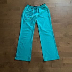 HeartSoul Scrub Pants Teal Size Medium